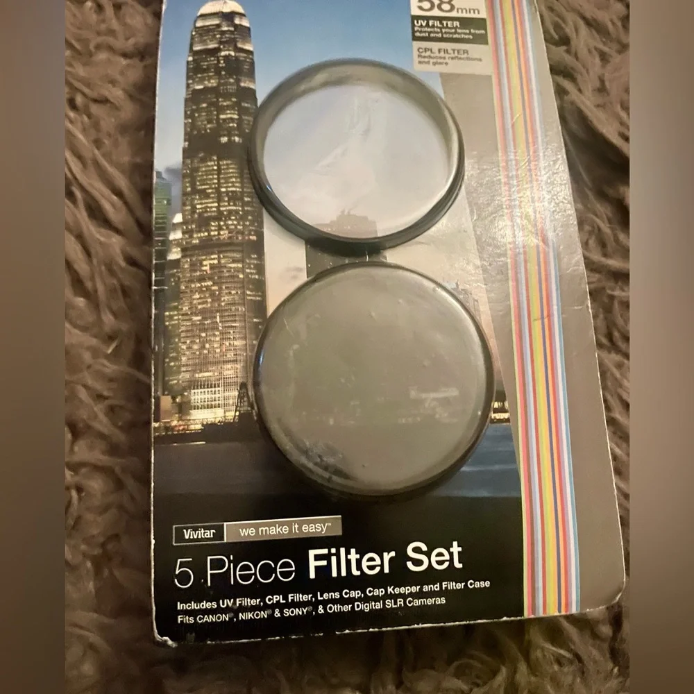 VIVITAR 58mm 5-Piece Filter Set